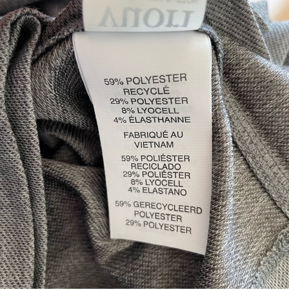 Vuori Mens Knit Twill Polo Heather Gray Short Sleeve Shirt V1004 EUC XXL - Picture 6 of 8